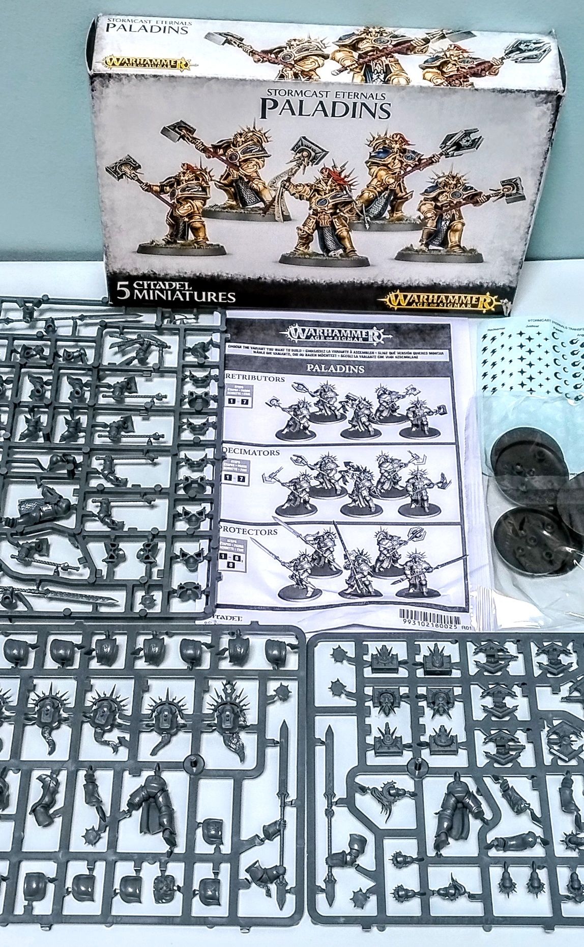 NOWY zesta figurki Warhammer Age of Sigmar Stormcast Eternals Paladins