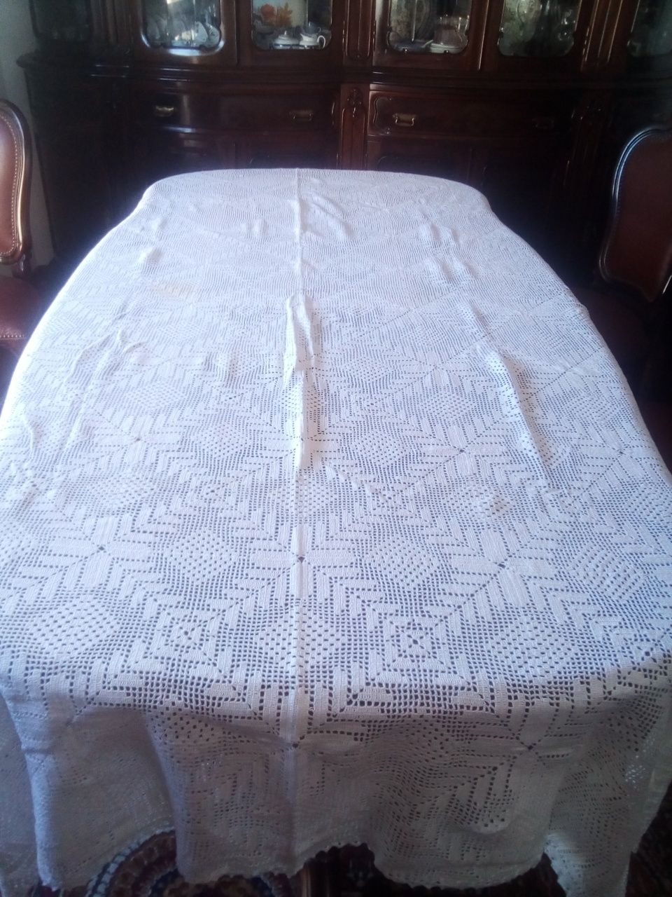 Toalha de mesa em renda 2,40×1,35