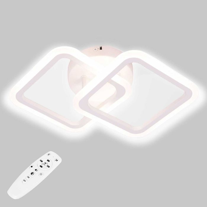 LED люстри, світильники з пультом, 3 режими.