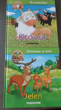 Książeczki dla dzieci Jeleń, Krowa