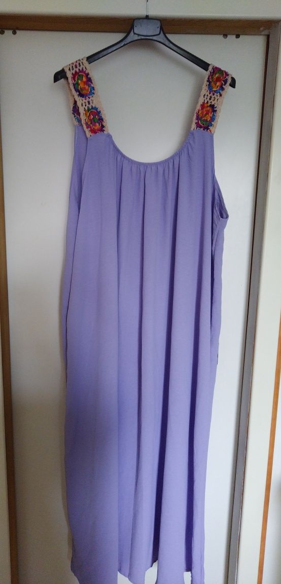 Maxi sukienka letnia oversize