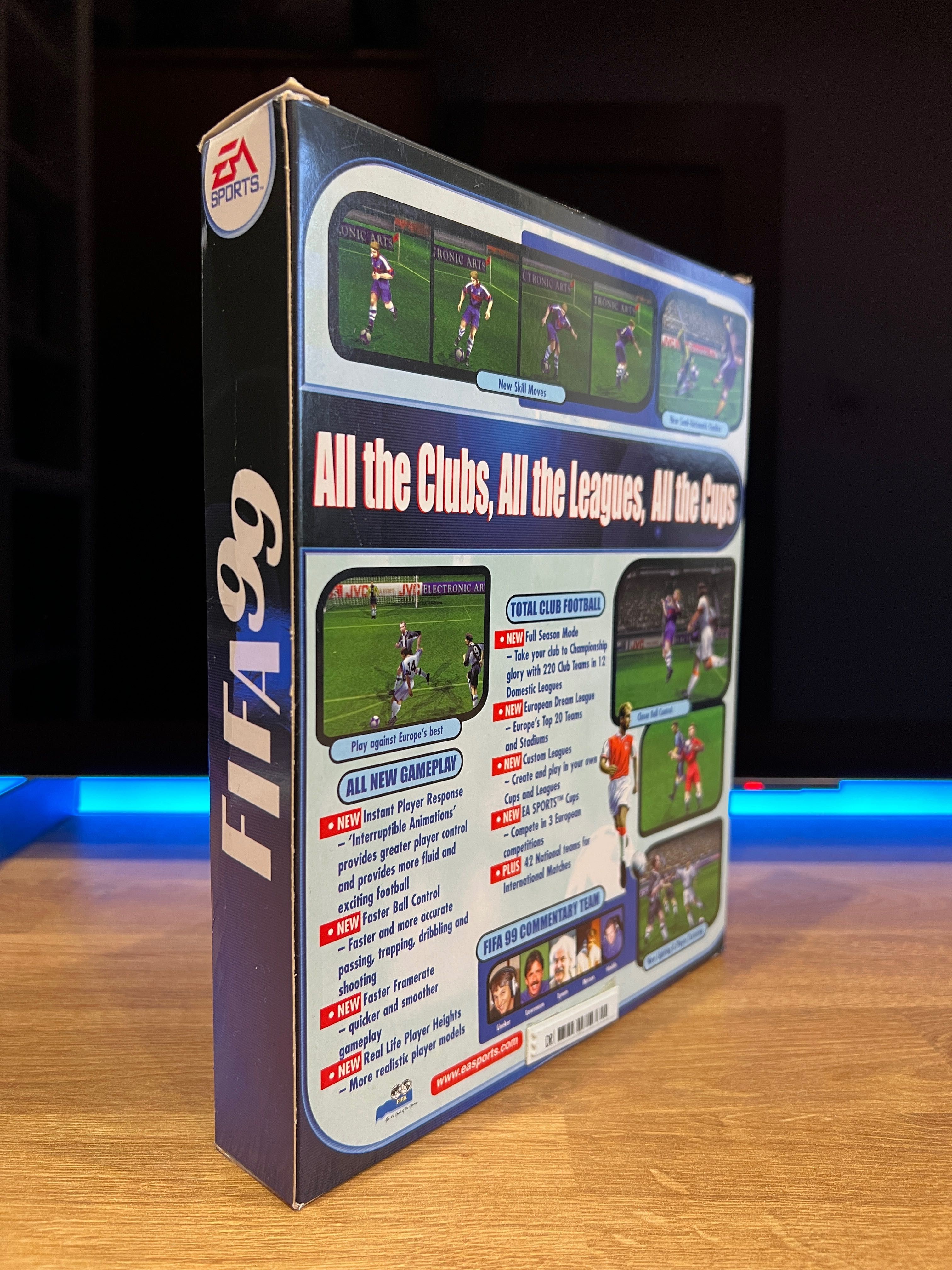 FIFA 99 gra (PC EN 1998) BIG BOX kompletne premierowe wydanie