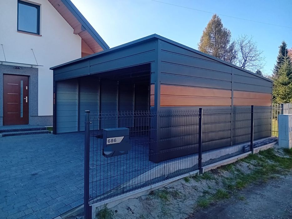 Wiata Panelowa Samochodowa Carport 4x5 4x6 3x5 3x6 5x5 5x6 6x5 6x6