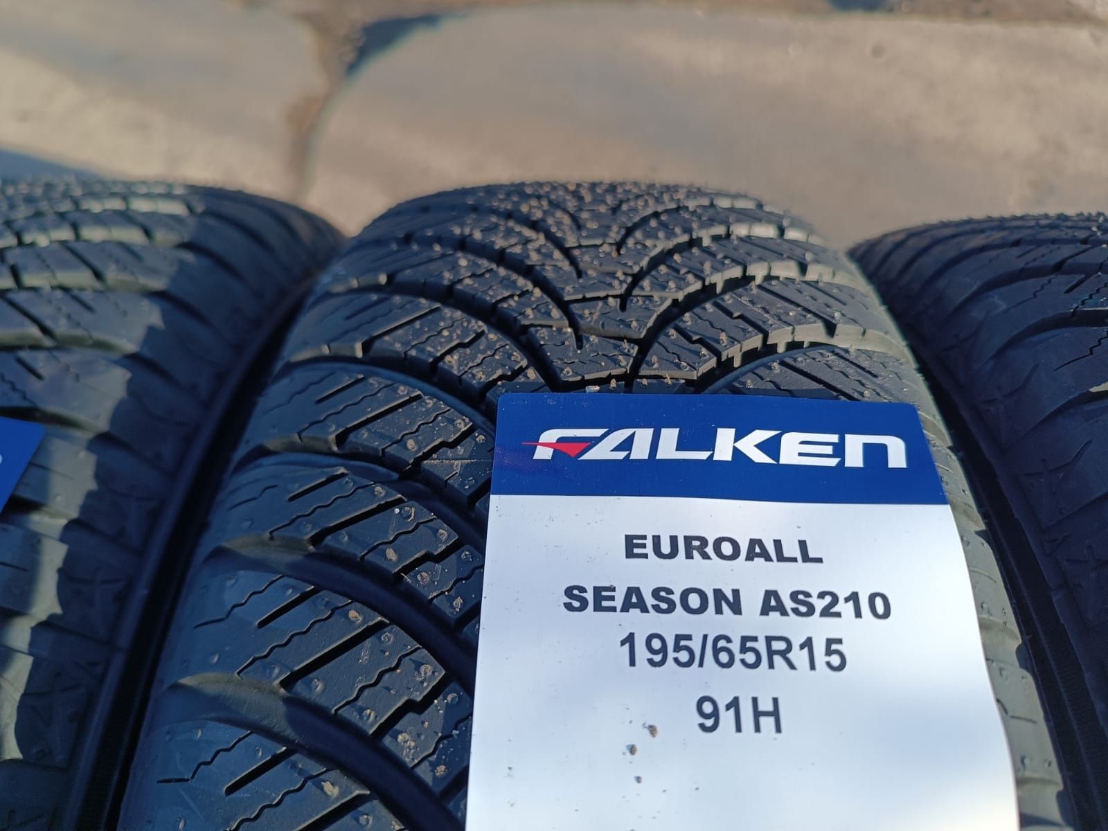 Nowe opony całoroczne 195/65/15 91H Falken Euroallseason, 2023 rok