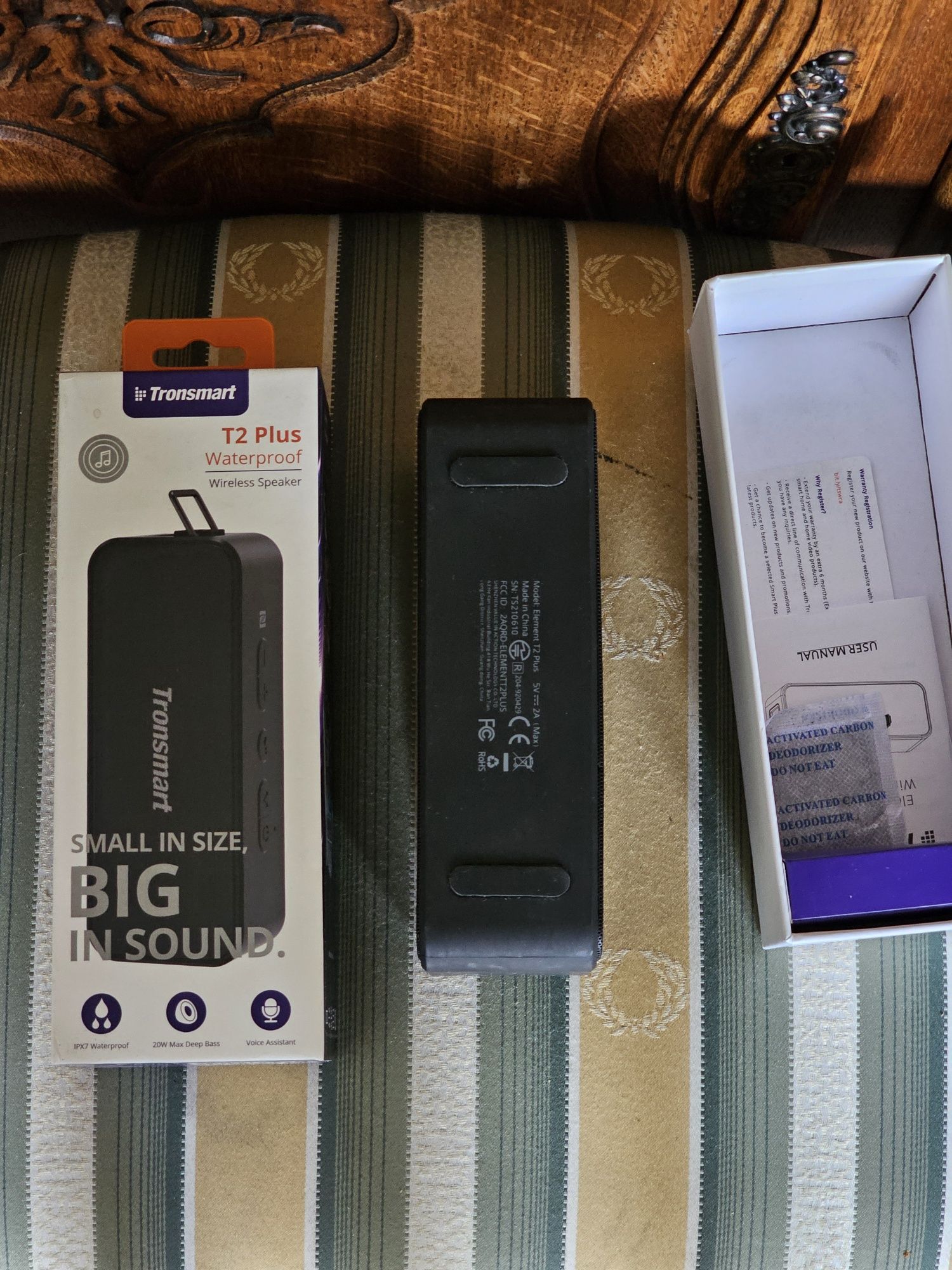 głośnik bluetooth przenośny Tronsmart t2 plus wodoodporny jak JBL