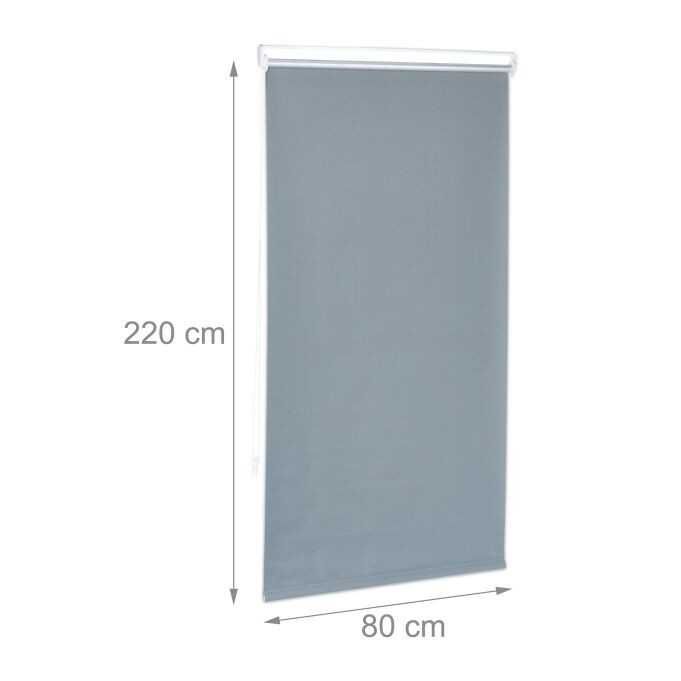 Roleta termiczna szara 80x220cm