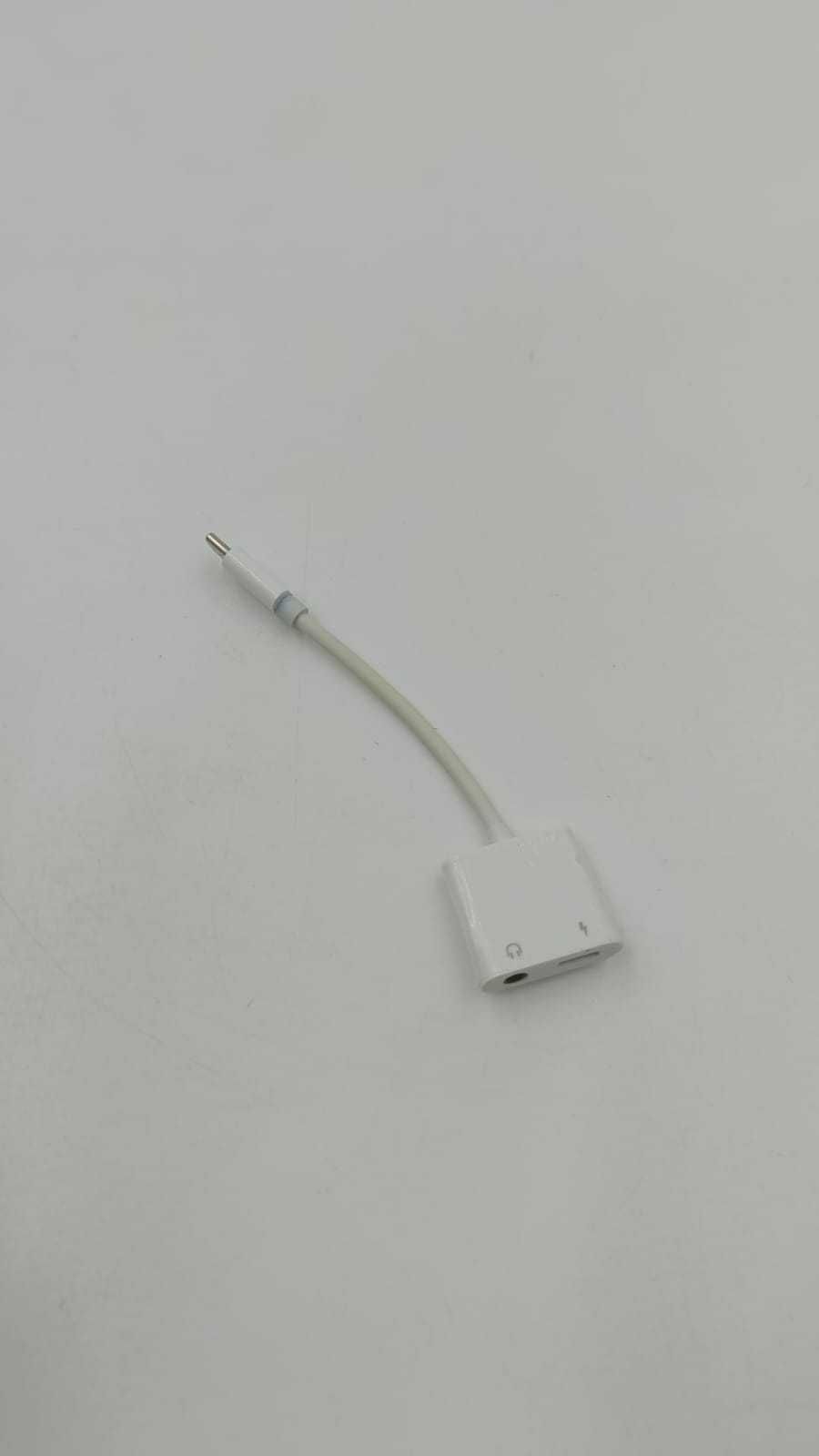 Adapter audio mini Jack żeński 3.5mm i USB-C męski do USB-CM biały