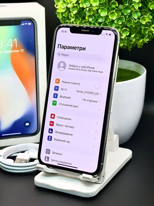 ‼️iPhone X 256GB White Батарея 100% / Айфон Х 256 гб Білий‼️