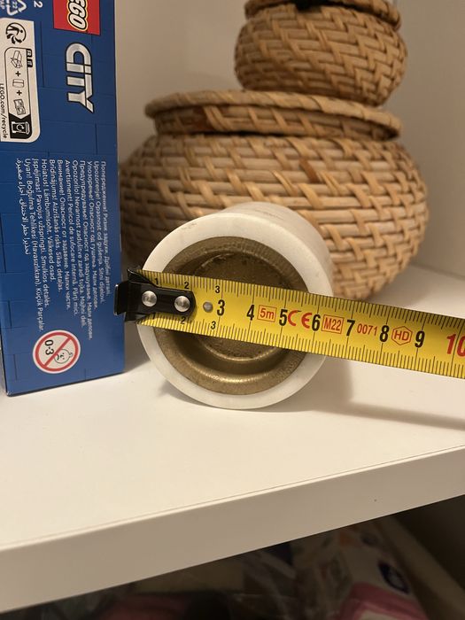 Marmurowy swiecznik na tealighty