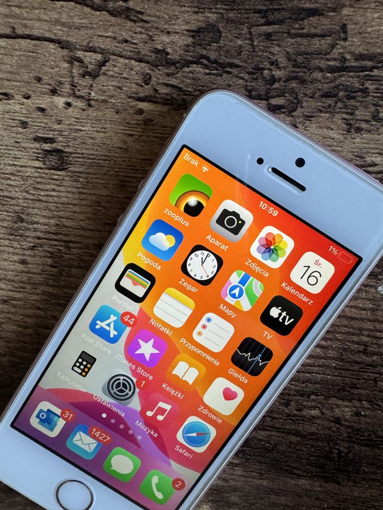 iPhone SE 64GB rose gold różowy 3 szkła+kabel USB gratis!