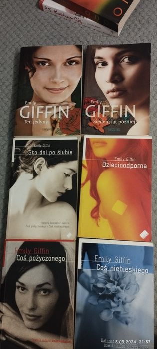 Seria książek Emily Giffin 6szt.