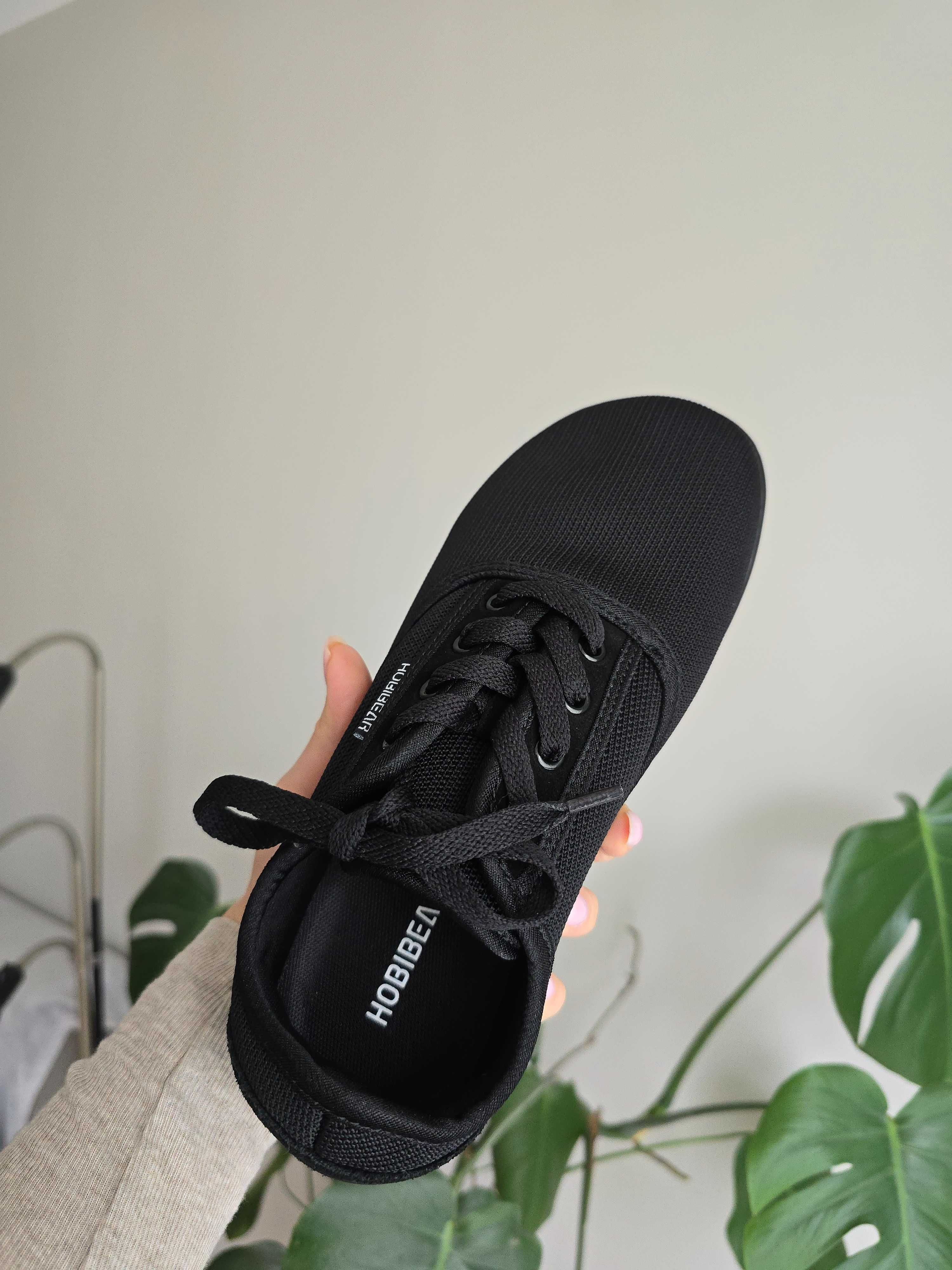 Czarne buty barefoot Hobibear, nowe, rozmiar 39