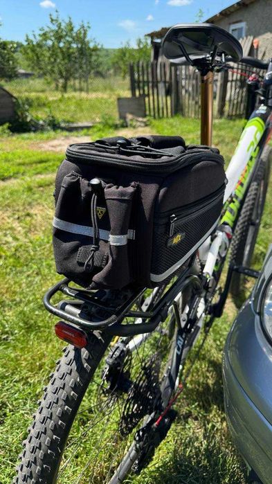 Багажник задній Topeak TetraRack M2L з сумкою.