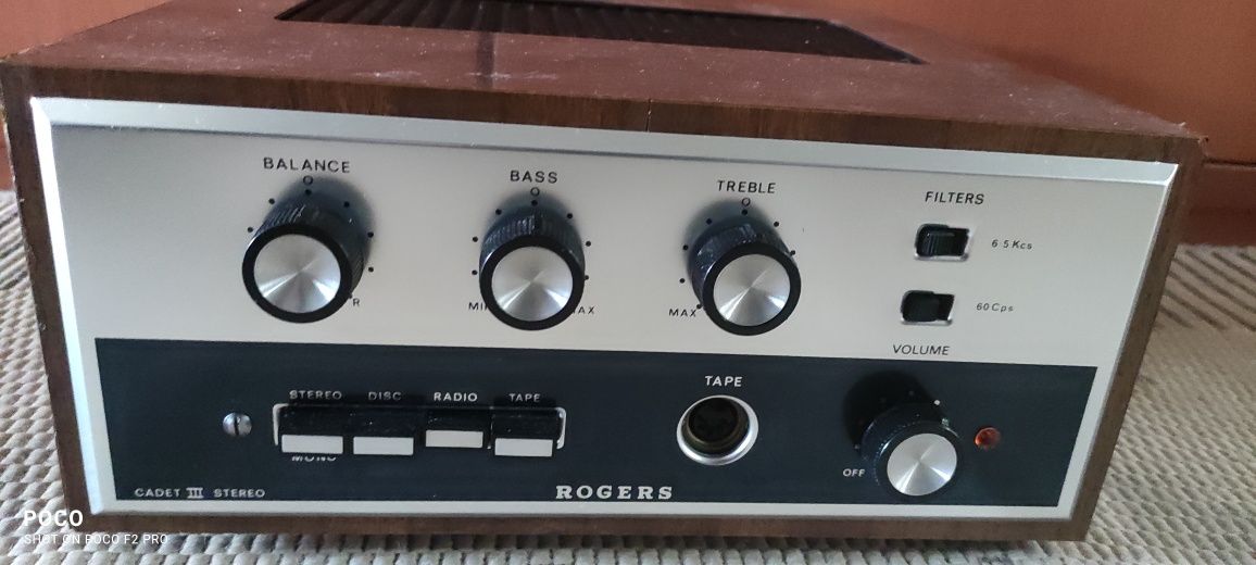 Amplificador Rogers Kadett III Válvulas Oportunidade