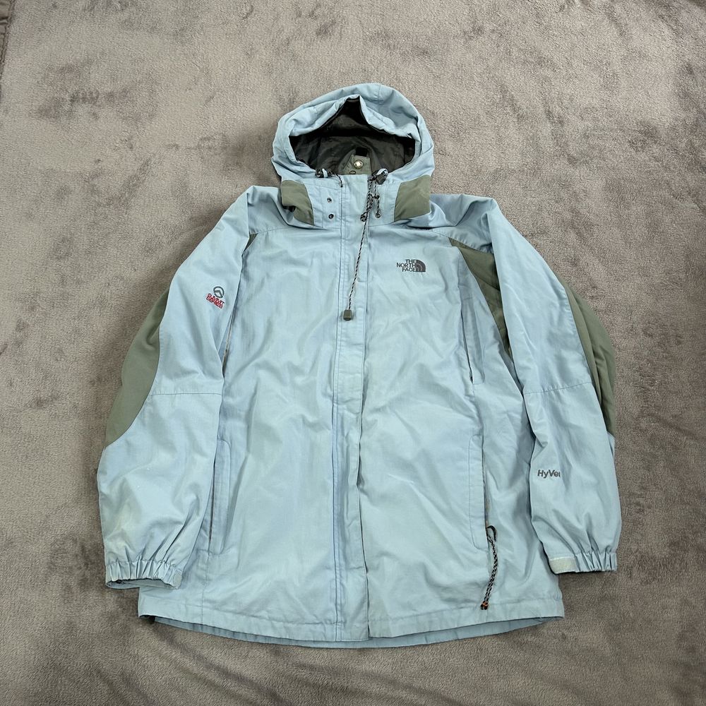 Kurtka The North Face baby blue TNF Hyvent Gorpcoreniebieska górska