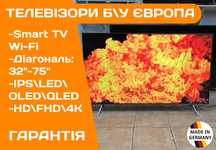 Телевізор SAMSUNG 55" SmartTV WiFi дюйм QLED 4K AirPlay 3D Бу ГАРАНТІЯ