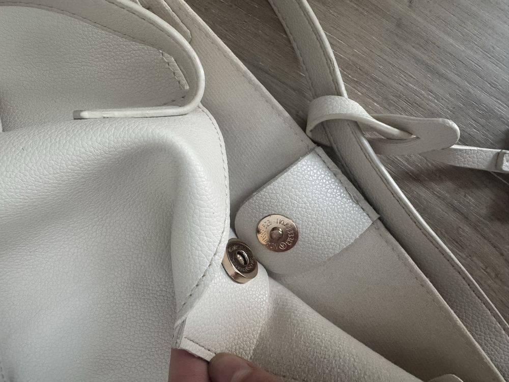 Torebka shopper kremowa Primark