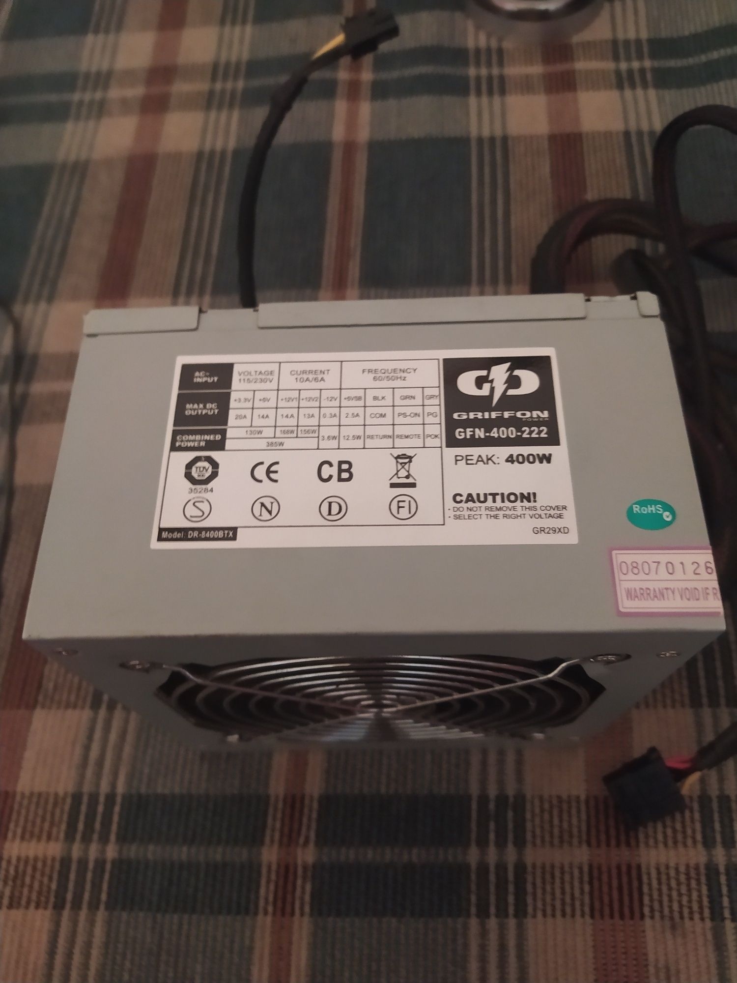 Блок питания 400w