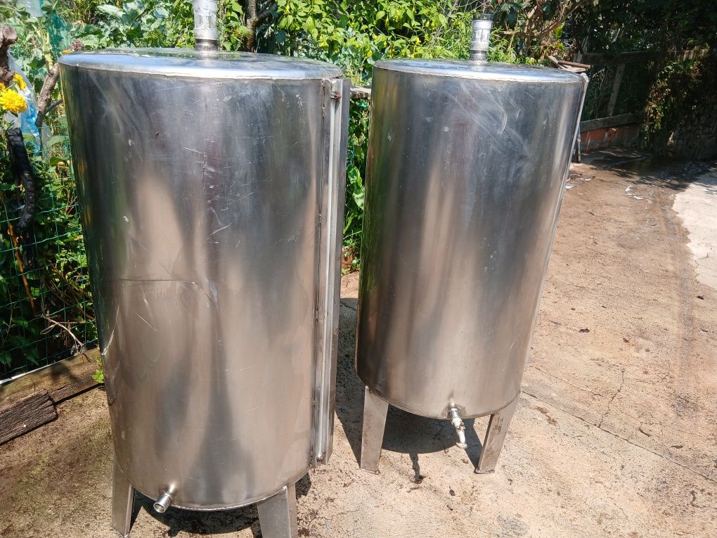 Cubas de inox.de 250L cada