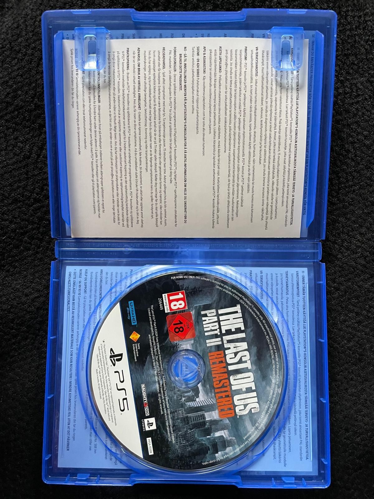 The Last Of Us Part II Remastered PL Dubbing po polsku na PS5 BDB sta