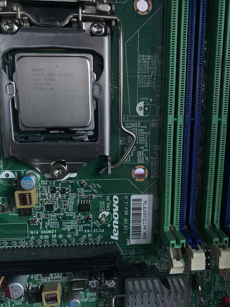 Płyta głowna ddr3 Lenovo oraz processor I5-2500