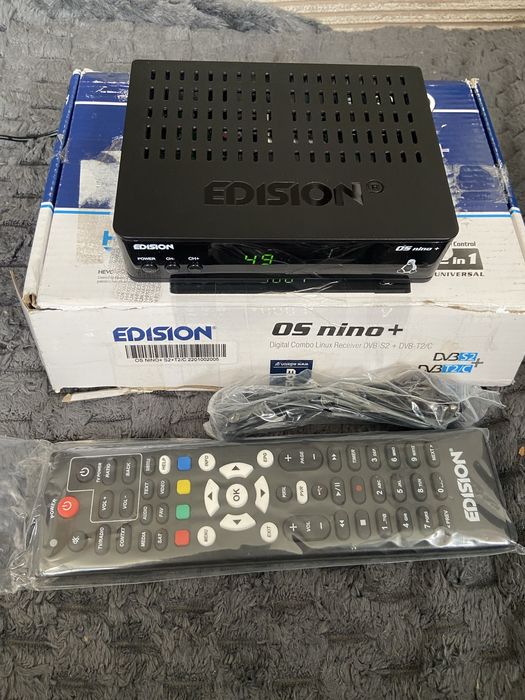Edision OS nino plus Odbiornik DVB-S2 + DVB-T2/C H.265 z WLAN