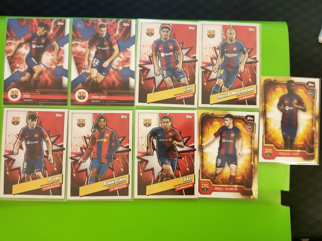 Karty Topps FC Barcelona Team Set