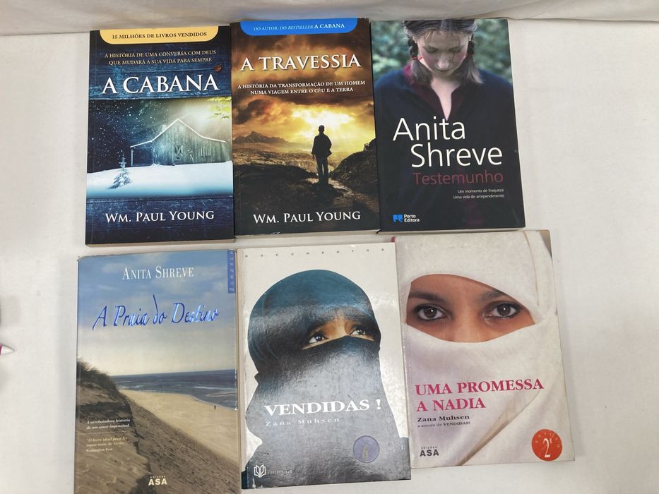 Livros Ken Follett, Nora Roberts, Carré, Torey Hayden