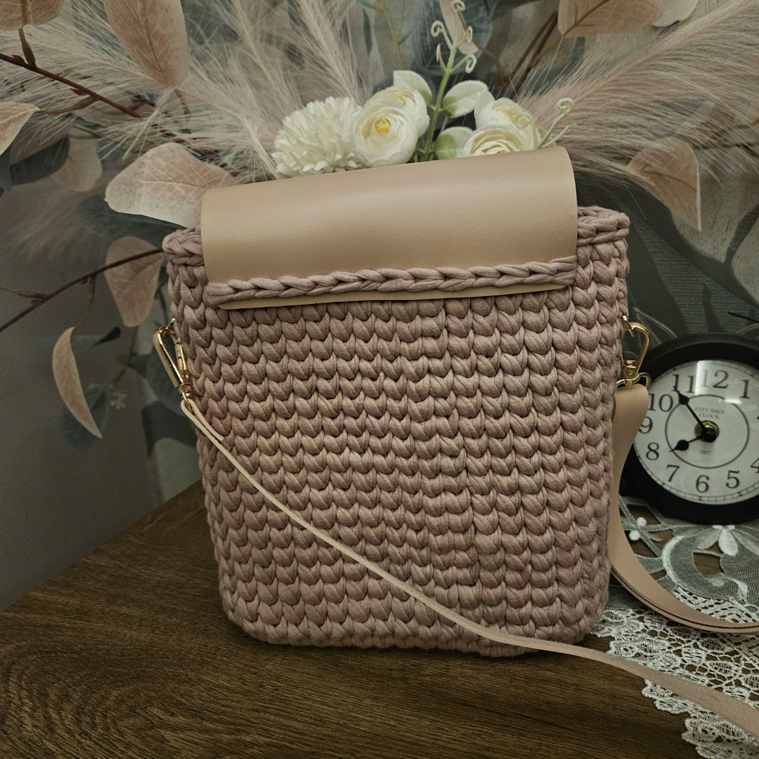 Torebka listonoszka handmade