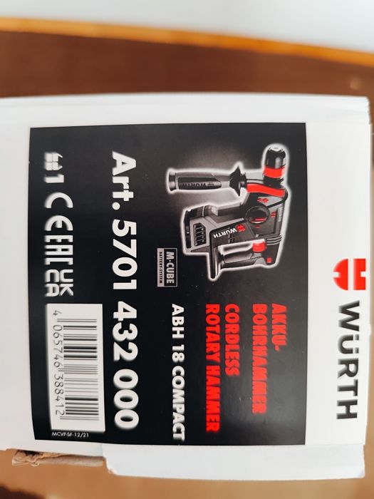WURTH !!! Młotowiertarka ABH 18 !!! Nowa !!!