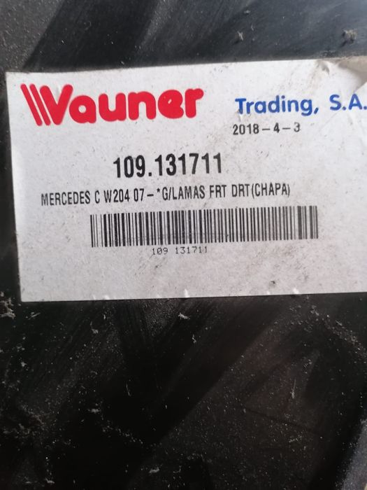 Guarda lamas Mercedes, VW, Renault/Opel