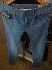 Джинсы Diesel Sleenker jeans Italy w32 stretch mid blue.