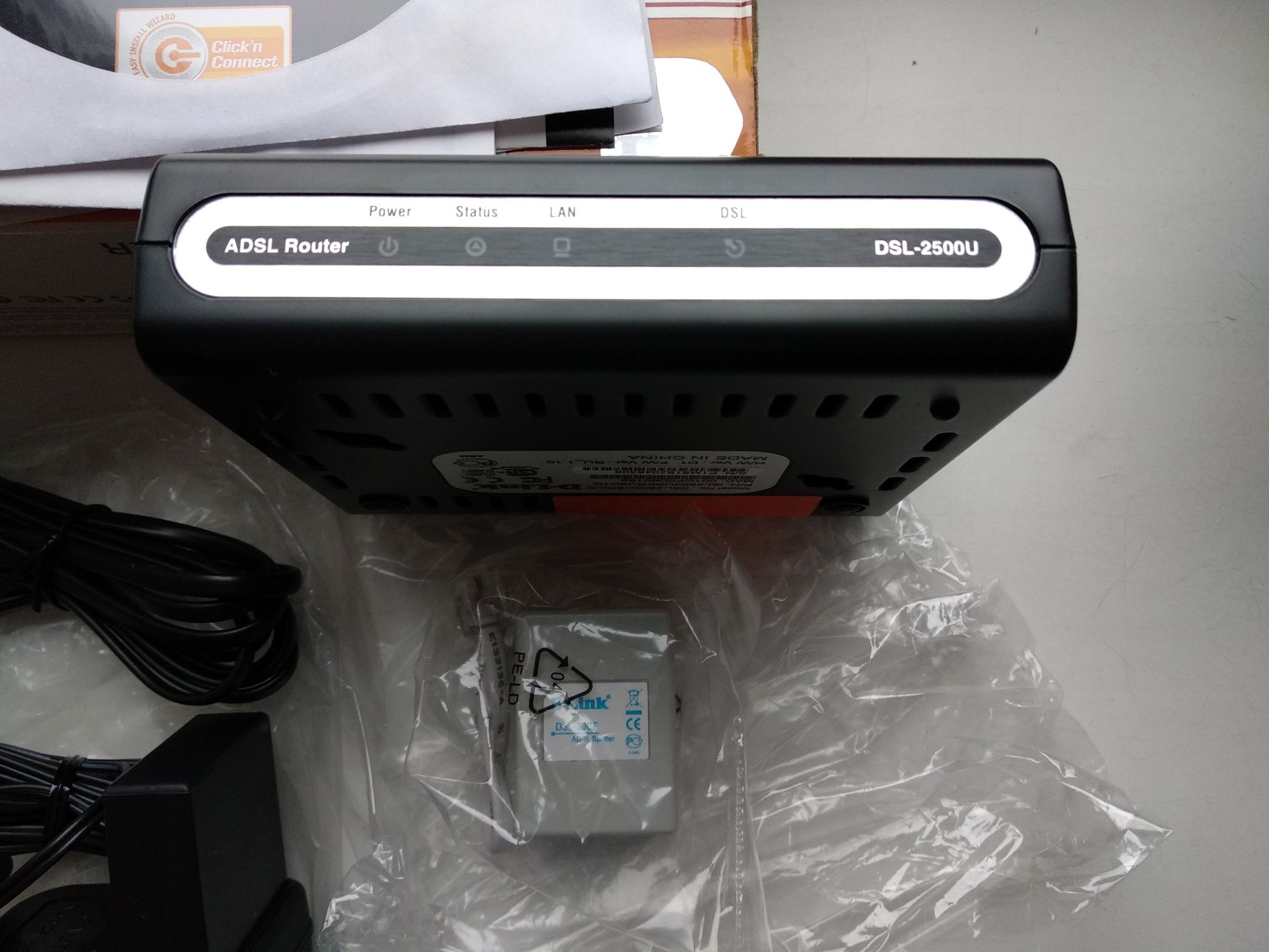 Маршрутизатор D-Link DSL-2500U ADSL2+Ethernet router