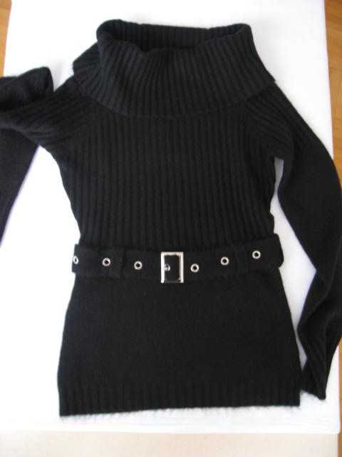 Nowy sweter swetr damski czarny