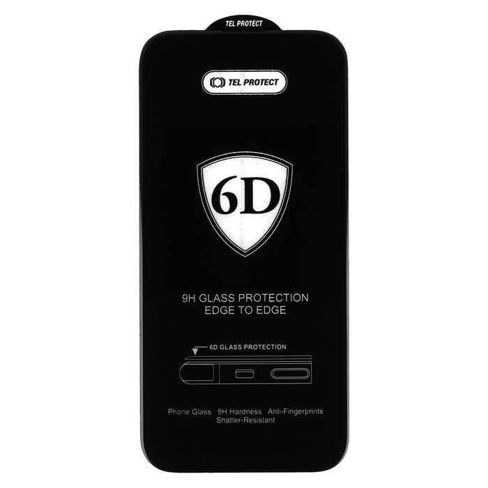 szkło Tel Protect Full Glue 6D do SAMSUNG GALAXY A56 5G Czarne