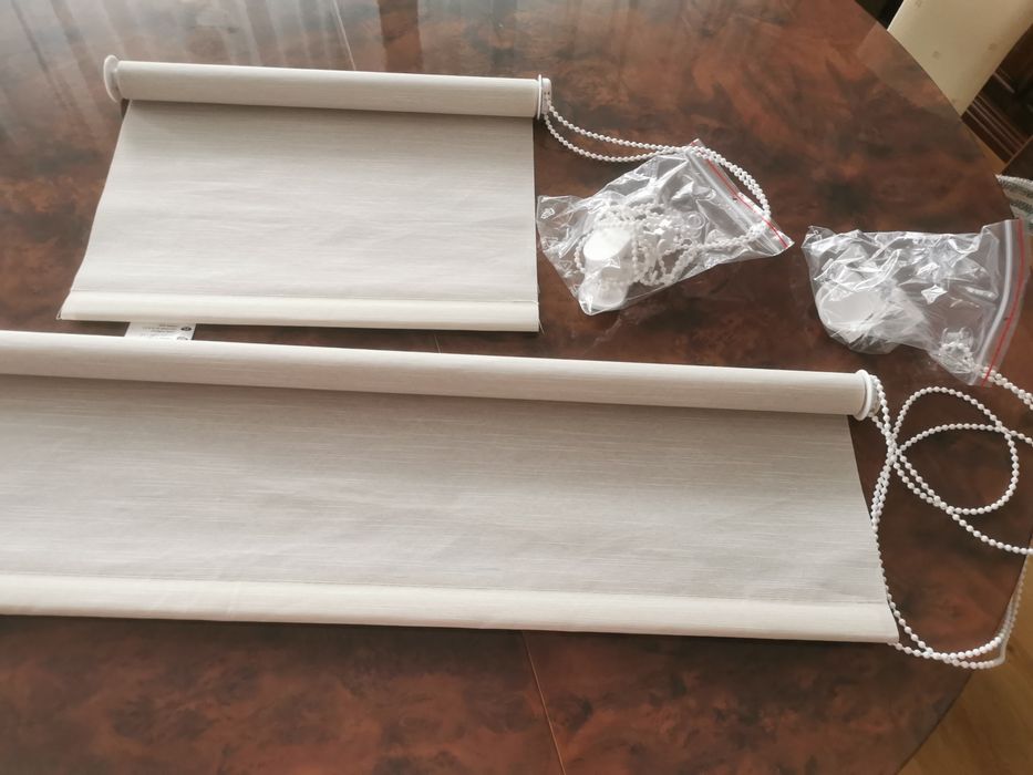 Roleta okienna  kremowa