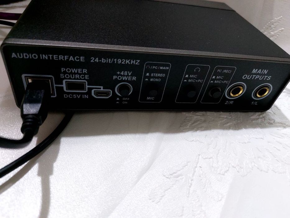 Audio inerface 24 bit 192RHZ