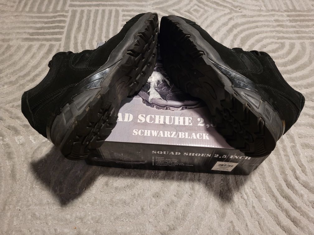 Buty Mil-Tec Squad 2,5'' Czarne,  Rozmiar 46