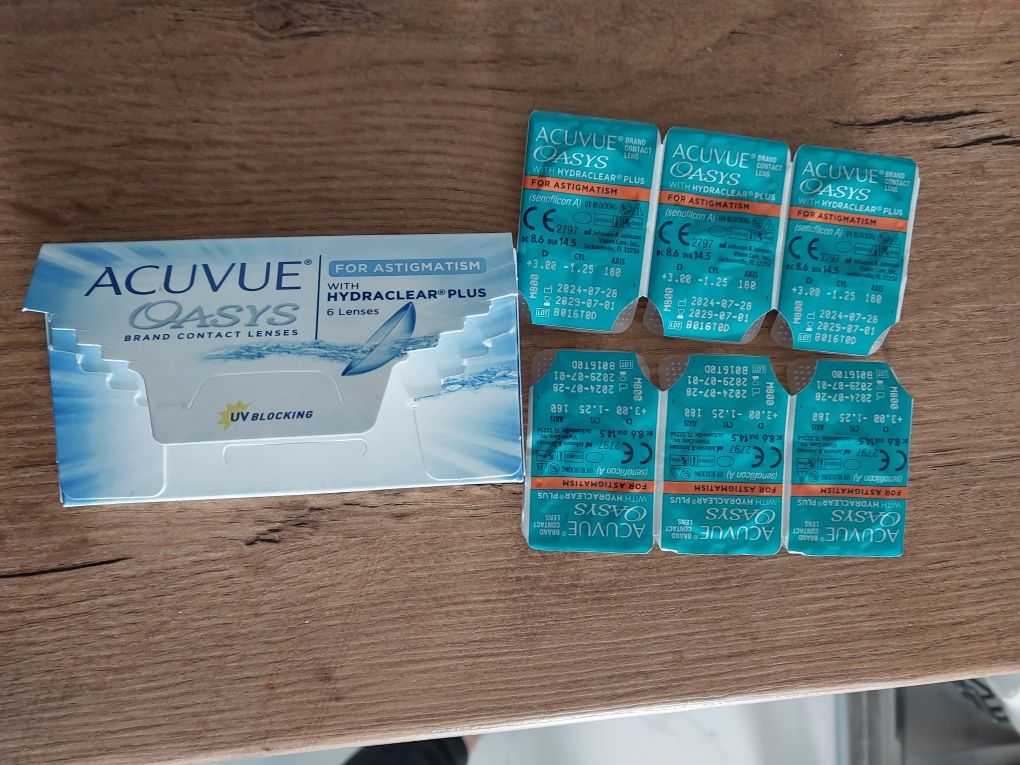 Soczewki kontaktowe dwutygodniowe acuvue oasys for astigmatism