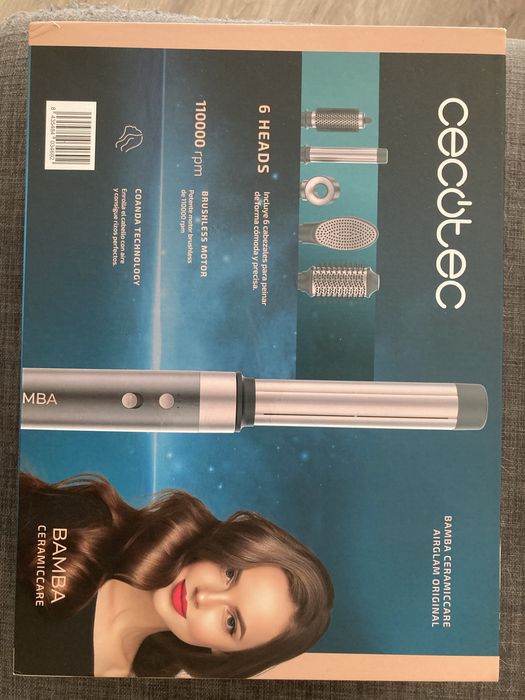 Cecotec Bamba CeramicCare AirGlam Original 6 em 1. Pouco usado