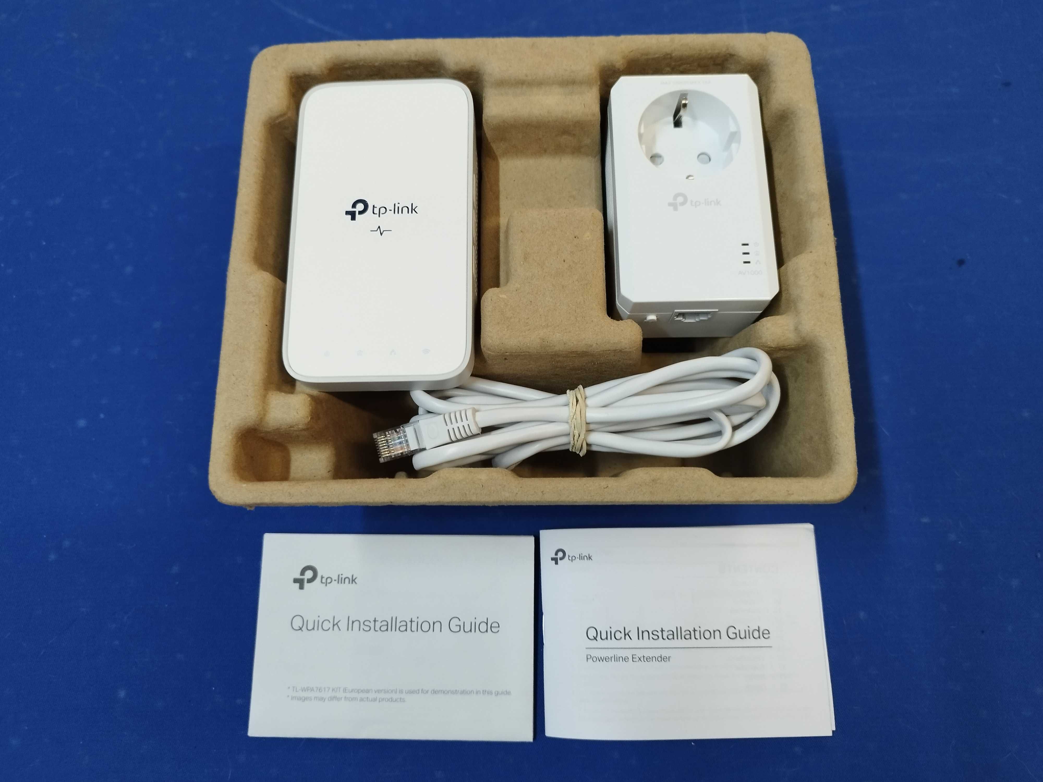 TP-Link Power line Wi-Fi extender, 1000 Mbps - TL-WPQ7617 KIT