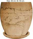 Donica ceramiczna 60 x 55 cm.