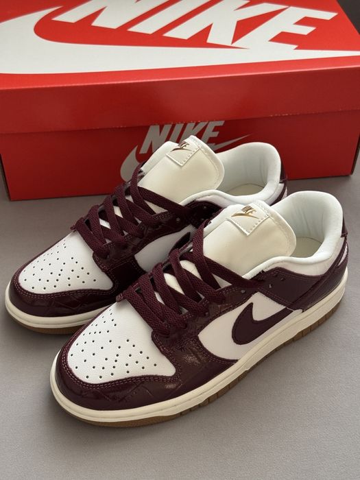 36-45 Nike SB Dunk Burgundy Croc