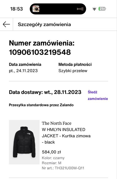 kurtka The North Face damska rozm M