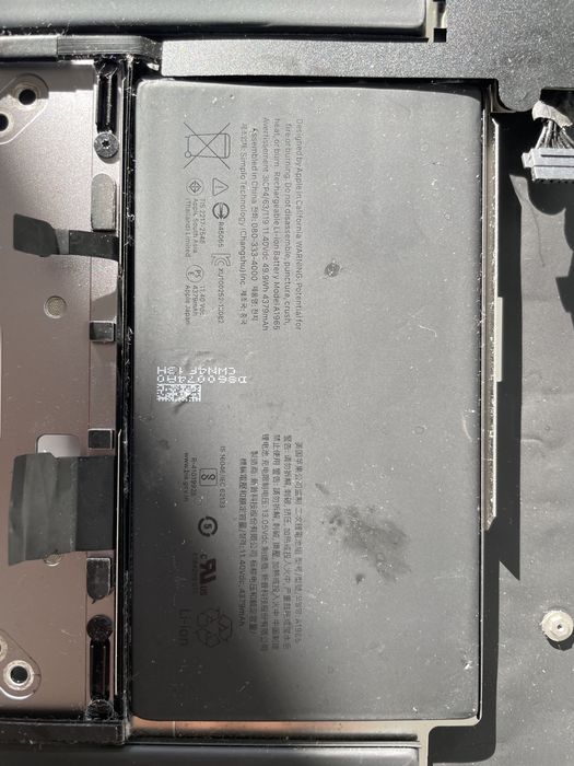 Macbook Air 13 2020 A2179 батарея, запчастини