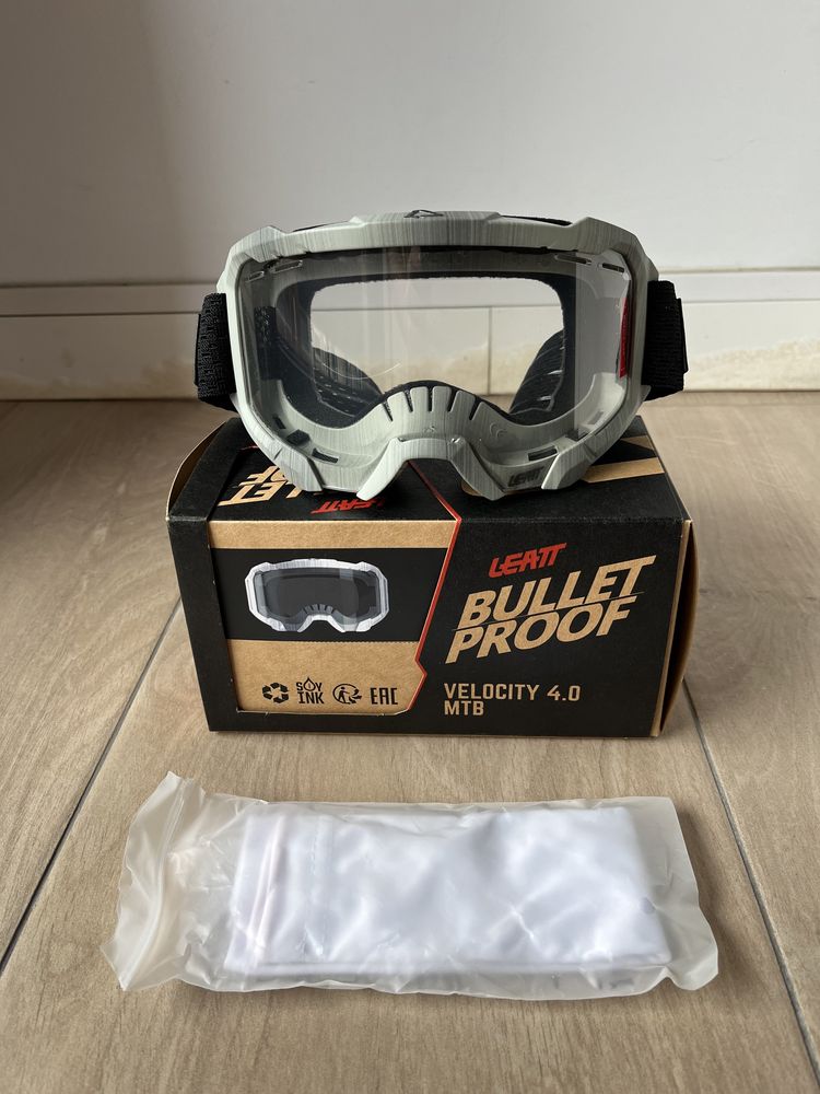 Nowe gogle Leatt Velocity 4.0 brushed enduro mtb dh freeride