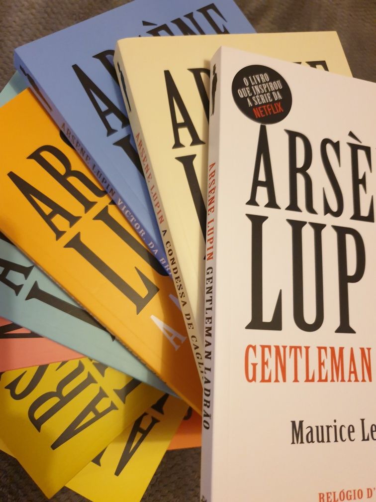 Arsène Lupin--de Maurice Leblanc-- MEGA PACK LIVROS NOVOS