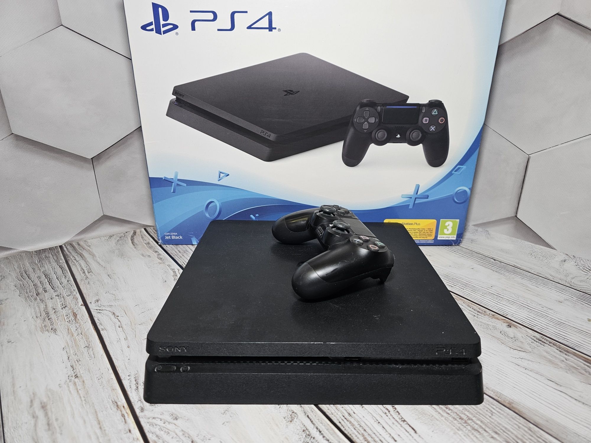 Sony PlayStation 4 Slim 1TB +40 гри ПО 9.0