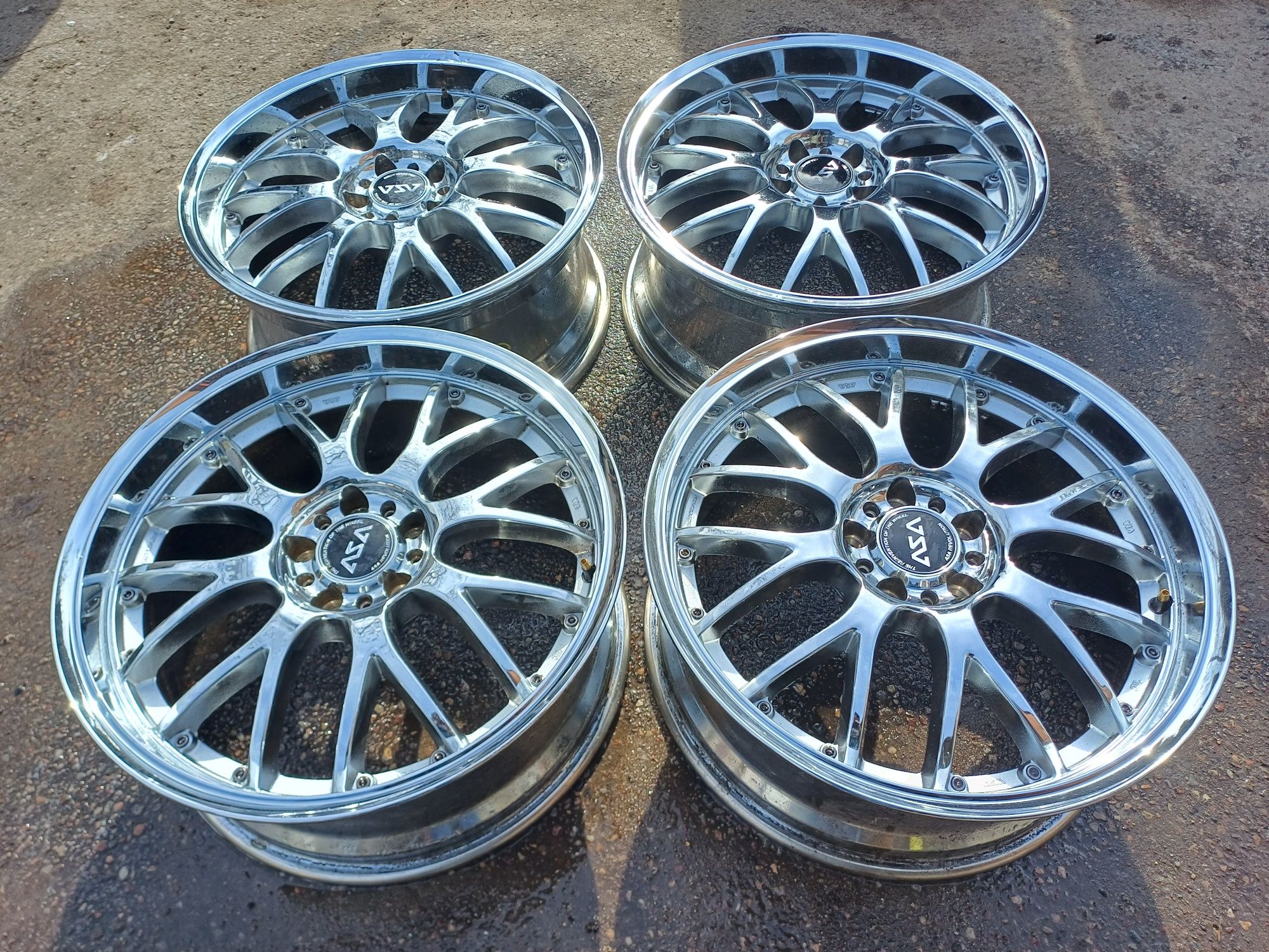 Felgi 19" ASA Revolution 5x112 et35 8,5J oc57,1 mm lustro chrom