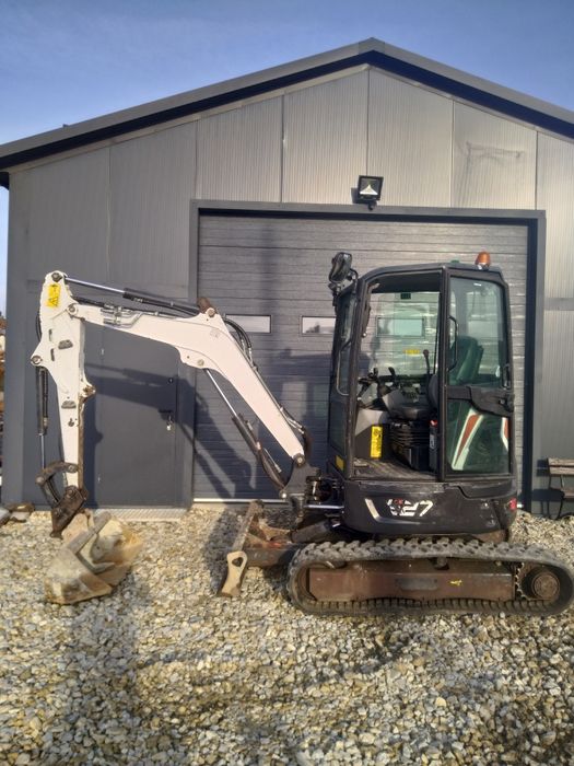 MINIKOPARKA BOBCAT E27Z 2021r.2600mtg 3x łyżki Yanmar CAT Wacker